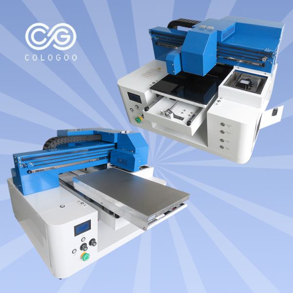 CoLoGoo Small Format A3 Size Led Inkjet Uv Printer Flatbed Uv Printer Glass Phone case Wood Uv Printer Machine