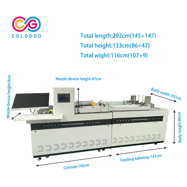 ColoGoo Print Pizza Box Industrial Single Pass Printer High Speed Automatic Feeder Kraft Bags Corrugated Box OnePass Printer - Image 2